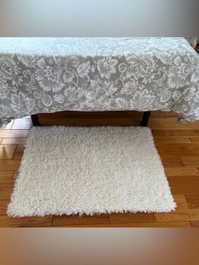 Silhouette Home Faux Fur Rug 29”x42” EUC